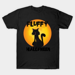 Fluffy Halloween T-Shirt